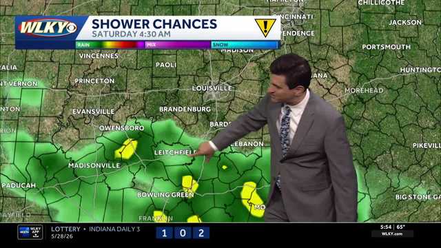 Warm and dry Friday