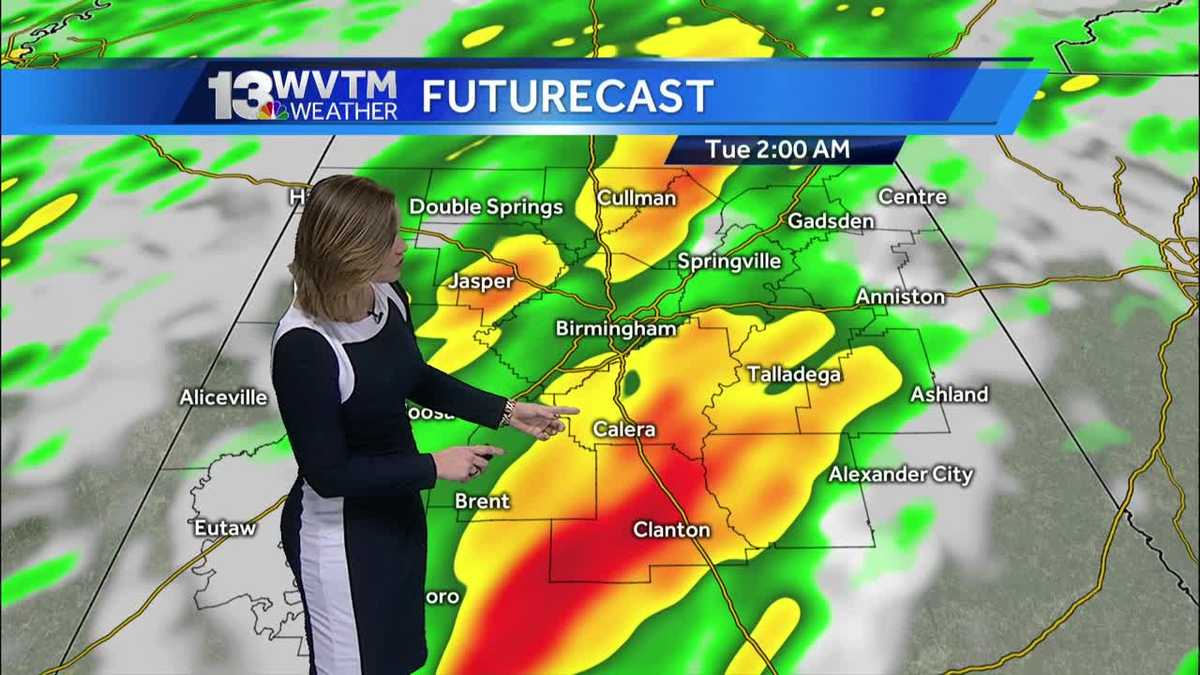 Harmony's tracking storms Monday