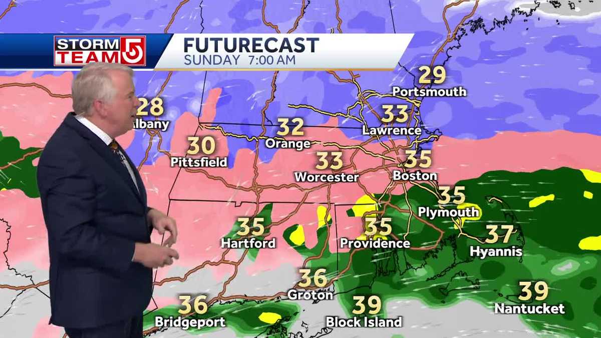 Video: Storm arrives late Saturday with snow, ice, rain