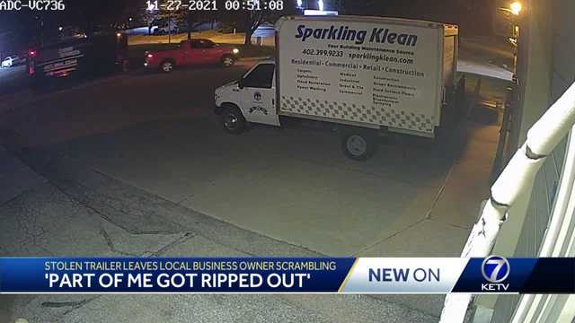 402 Event Services catches thieves on camera stealing trailer - Vimarsana News
