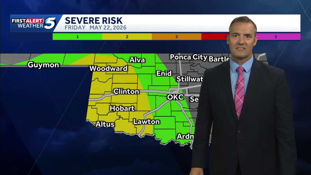FORECAST: Storm return to Oklahoma late Friday night