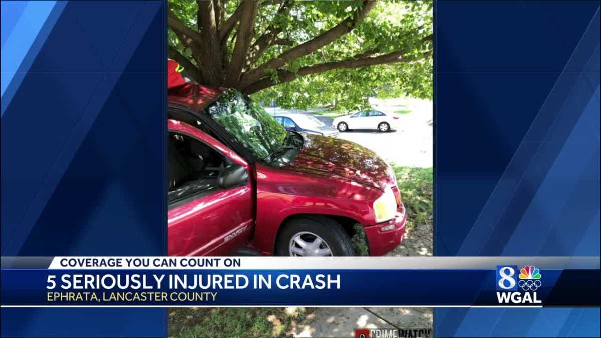 Five people sent to the hospital after crash in Ephrata