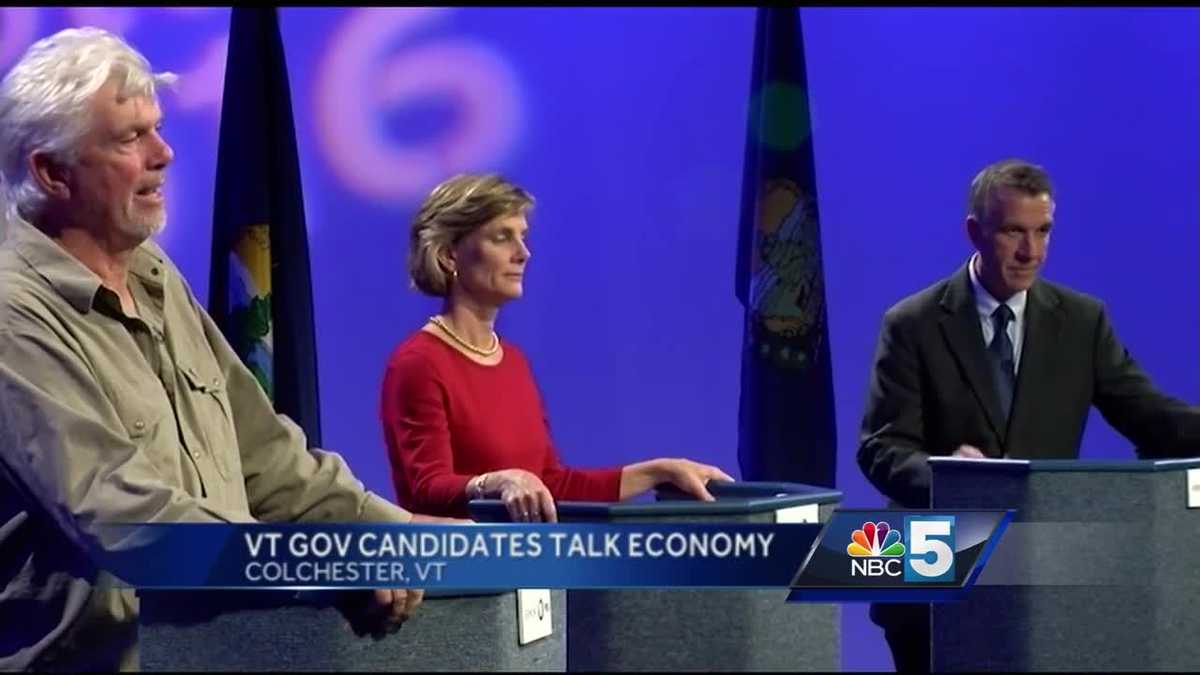 Vermont gubernatorial candidates talk economic policy at live debate