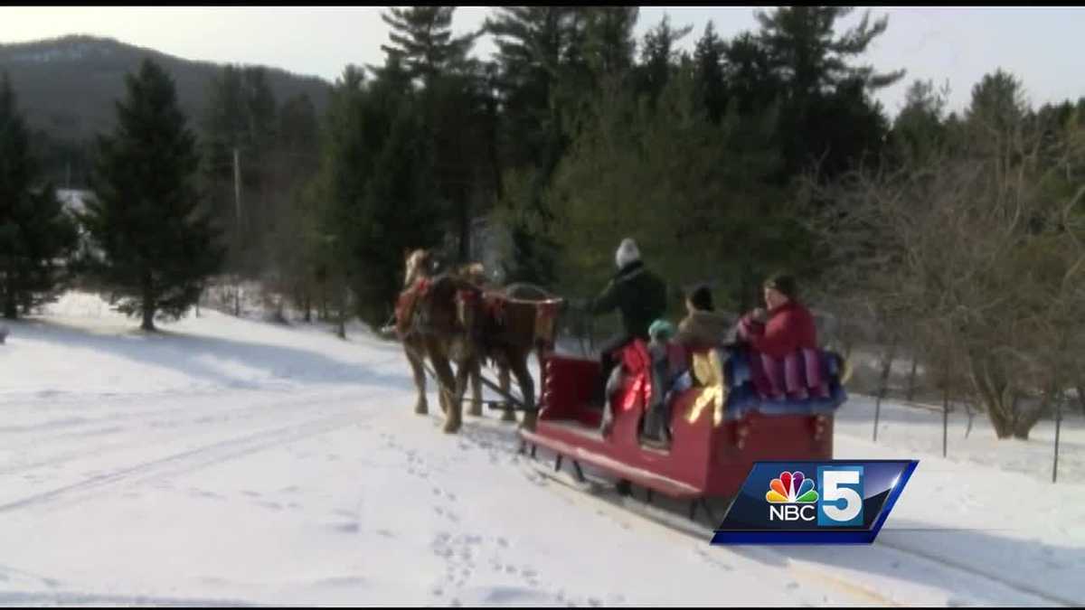 Recent snow allows Vermont business to offer sleigh rides
