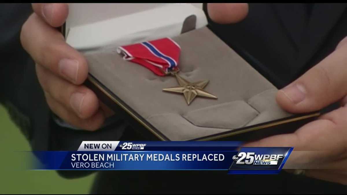 Stolen military medals replaced
