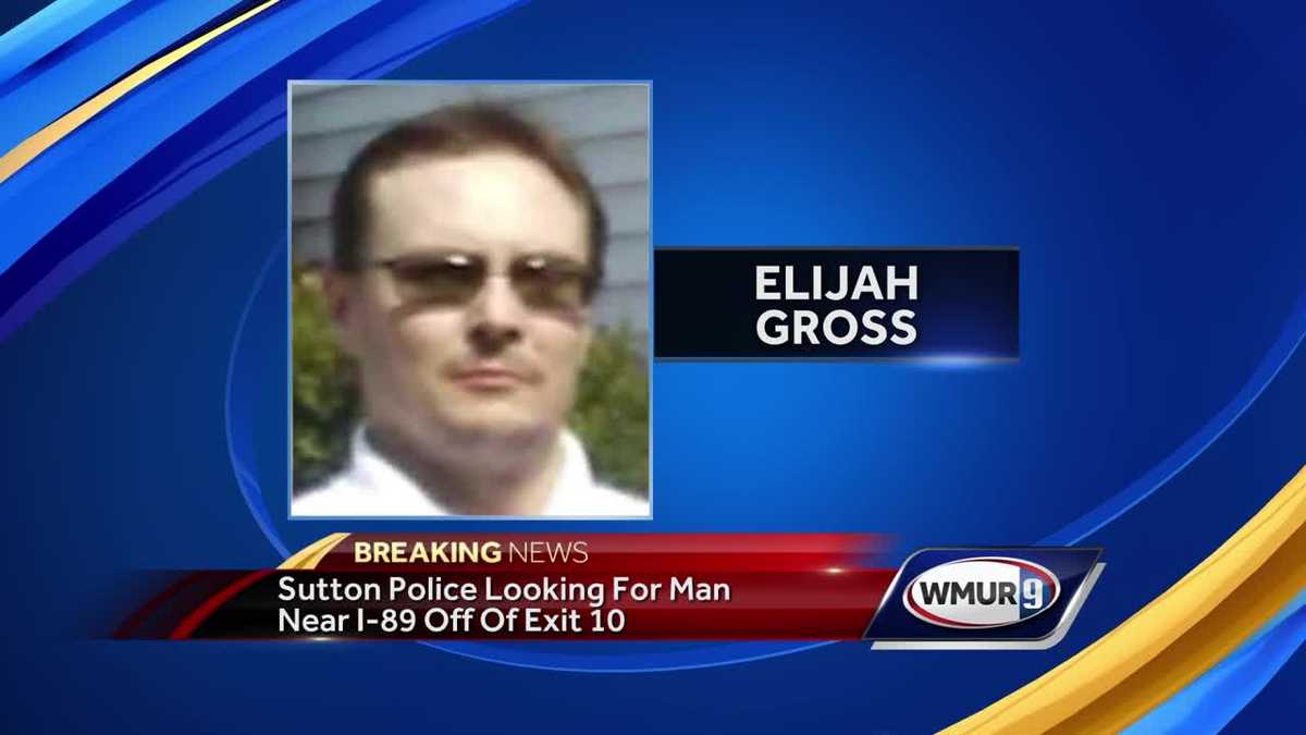 Sutton police looking for man near Exit 10 off I89