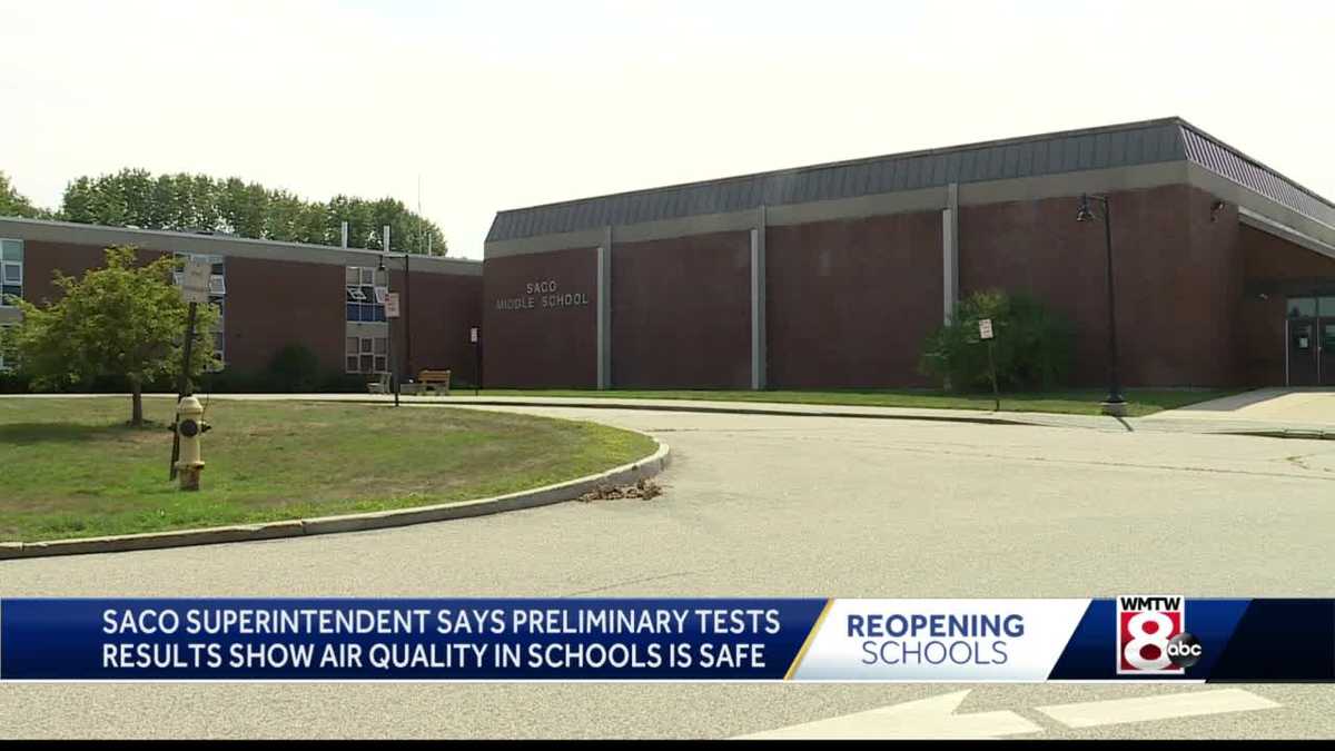 Saco superintendent air quality in schools is safe