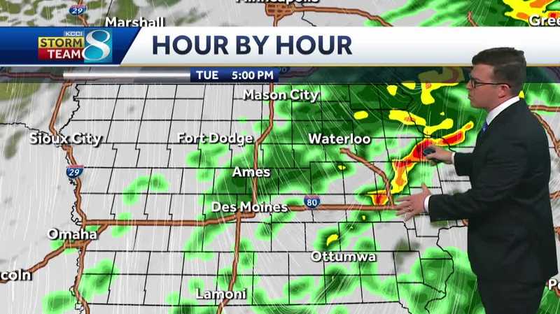 Iowa weather: Another warm afternoon before storms return tomorrow