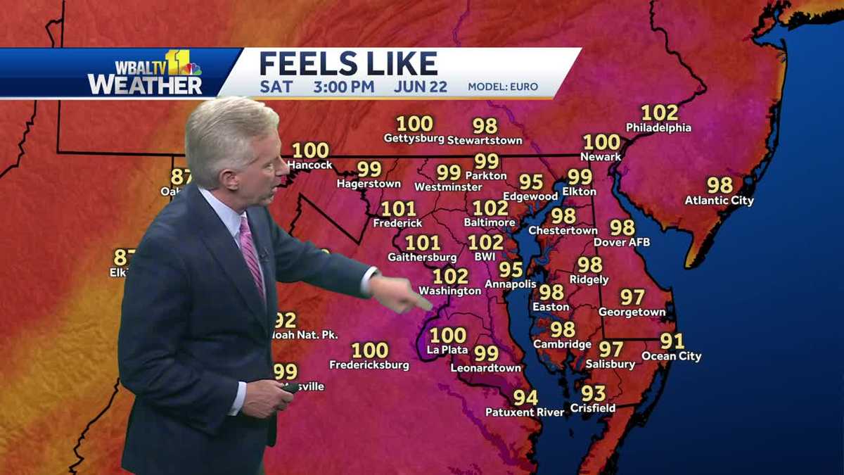 Temps nearing triple digits across region this weekend