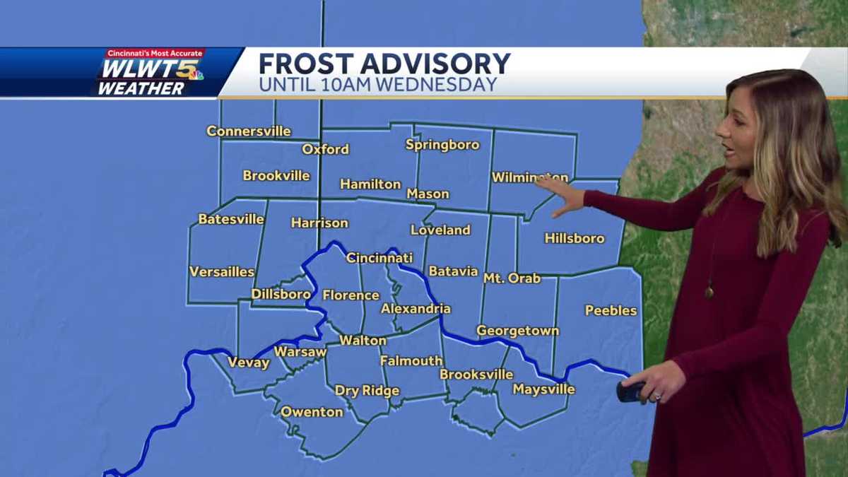 Frost and cold for Greater Cincinnati