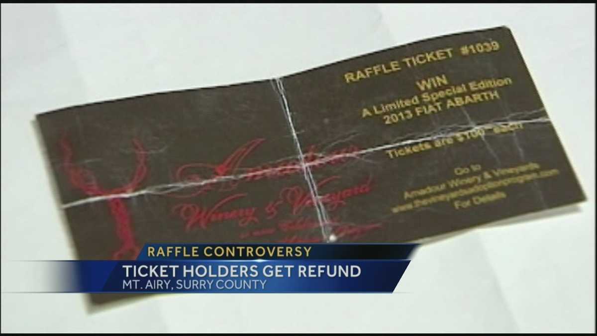 Rotary Club Reimburses Mt. Airy Raffle Ticket Holders