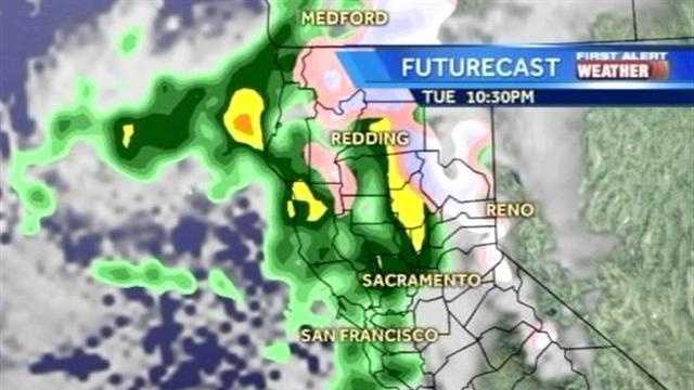 David's weather update: Rain, snow moving in