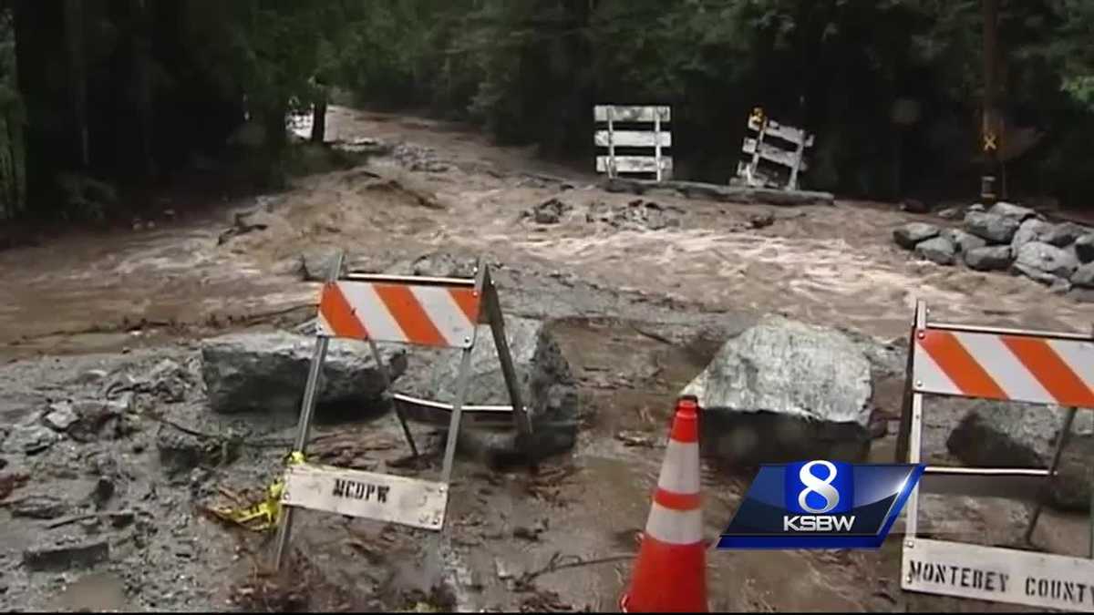 Storm causes big problems in Big Sur
