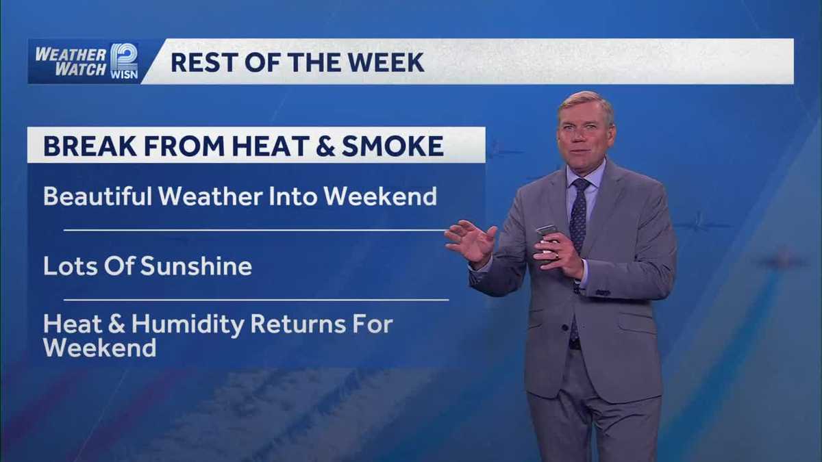Amazing weather the rest of week in SE Wisconsin