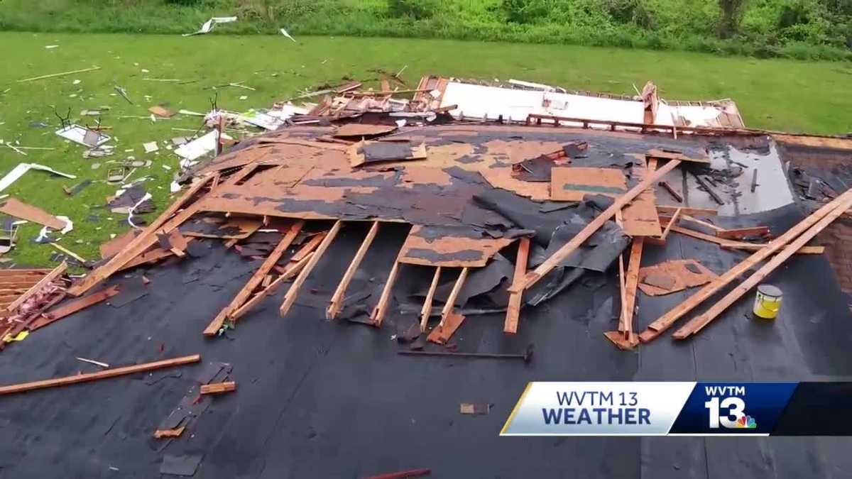 Carbon Hill church hit by tornado for a second time