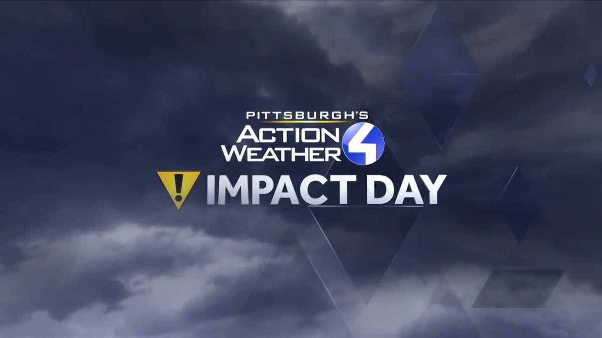 The work week kicks off with rain making Monday an Impact Day in Pittsburgh