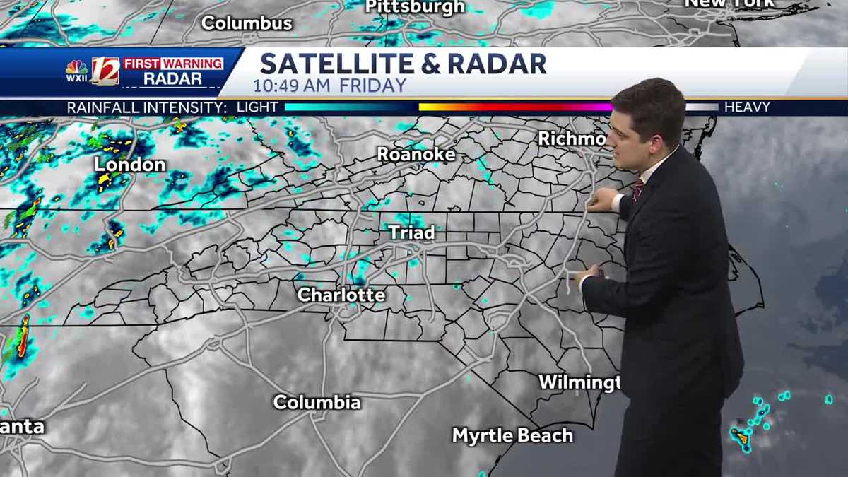 Spotty shower or storm possible Friday PM, changes coming this weekend