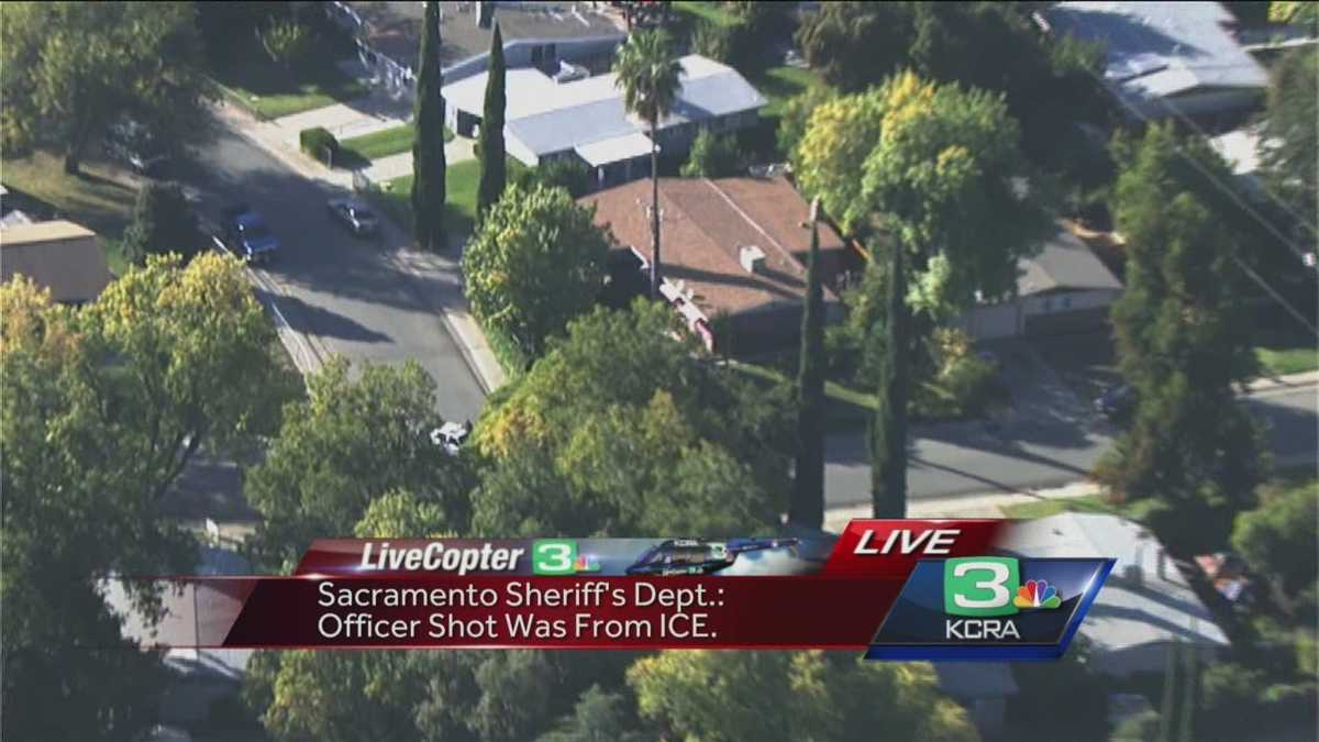 Police search for gunman after officer shot in Roseville