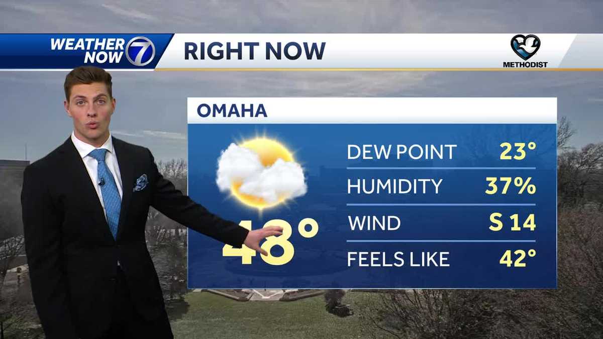 Warmer and breezy today but trending colder