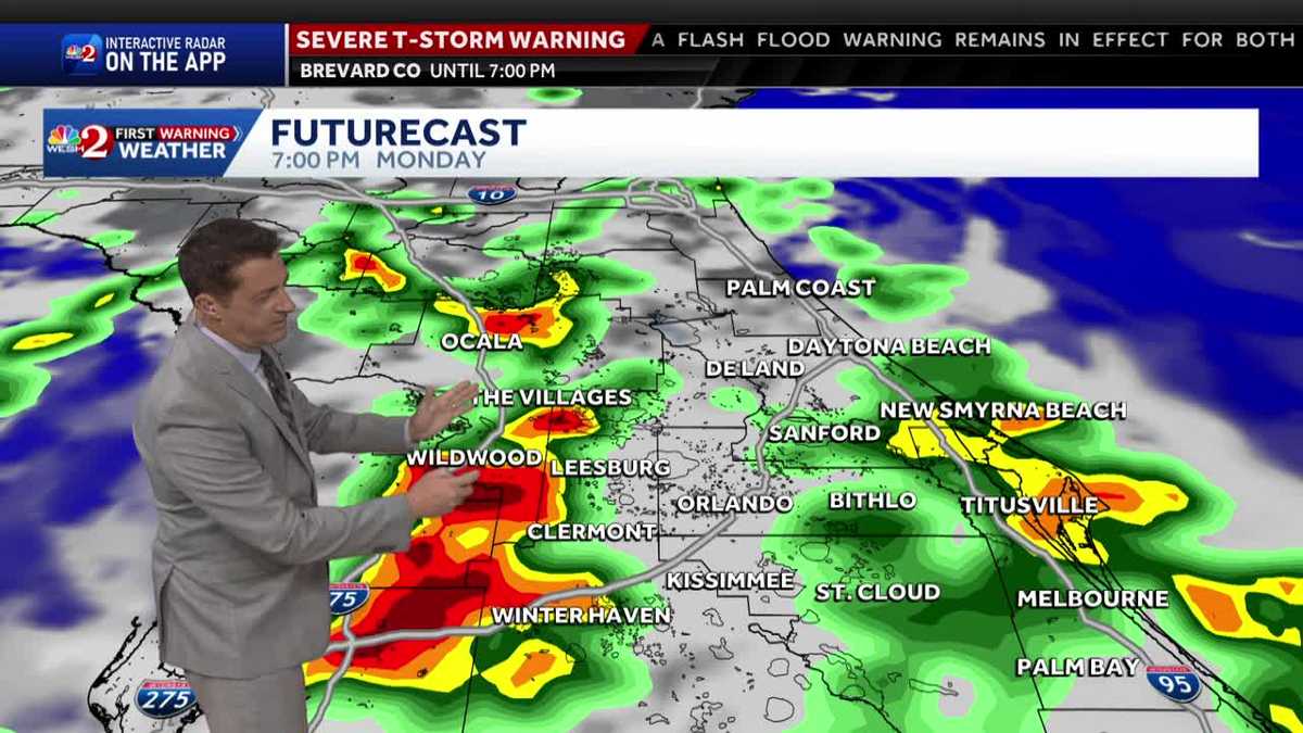 Showers and Storms Moving Out