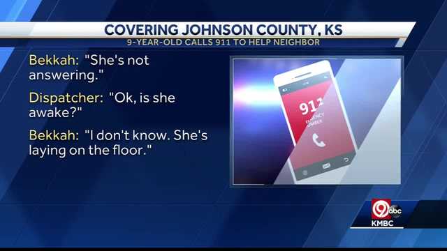 9-year-old girl honored for calling 911 when neighbor needed help - Vimarsana News