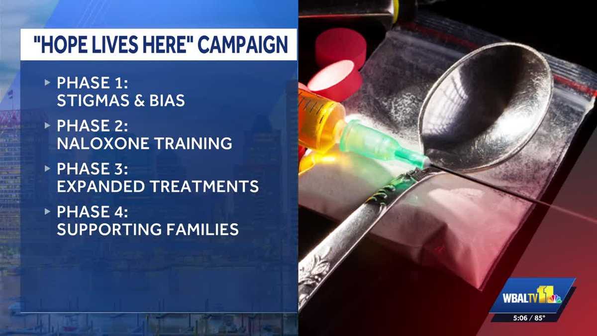Baltimore launches Hope Lives Here overdose campaign