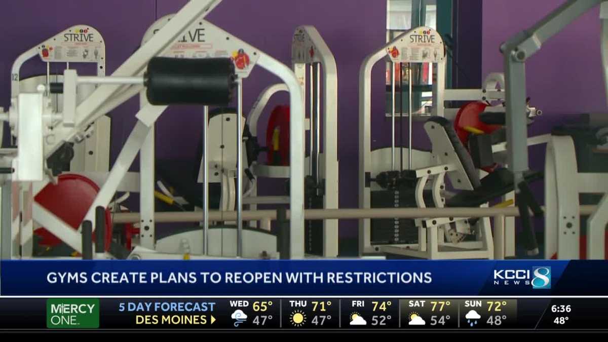 Iowa fitness centers develop plans to reopen with restrictions