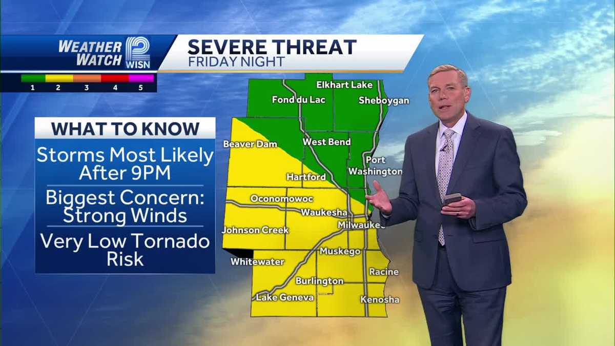 Weather: Severe threat Friday night