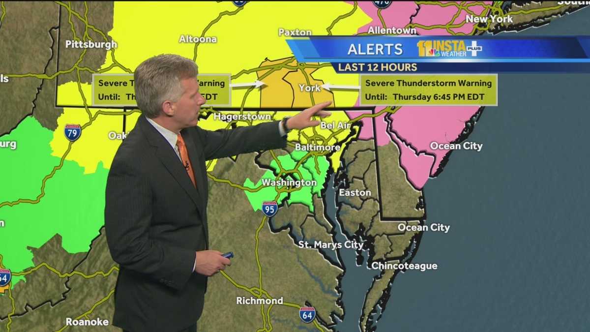 Tornado, flood watches in effect for parts of Maryland