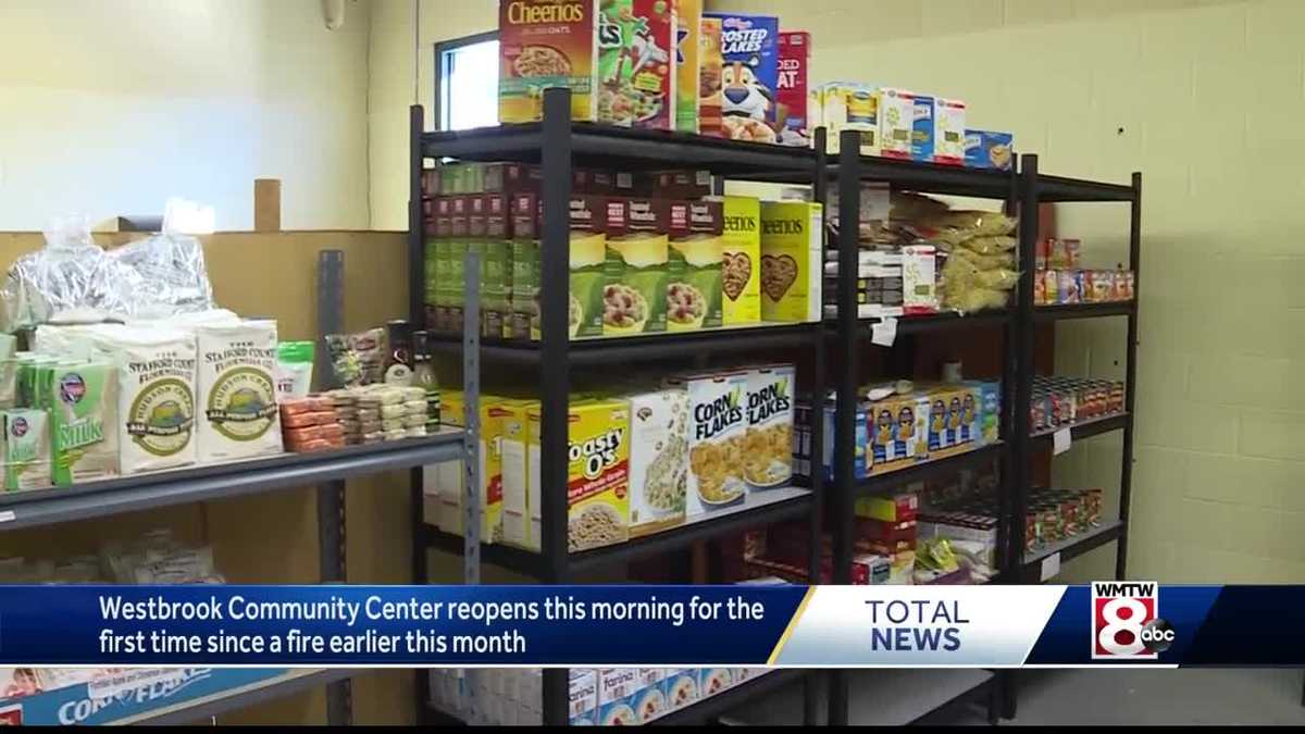 Westbrook Community Center reopens after fire damaged building