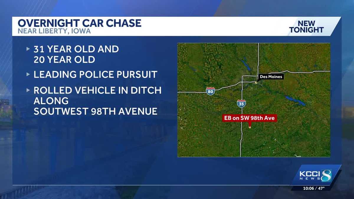 2 airlifted to Des Moines hospital after Warren County UTV chase and crash
