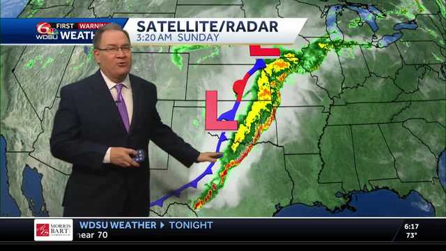 Breezy Sunday, storms arrive Monday - Vimarsana News