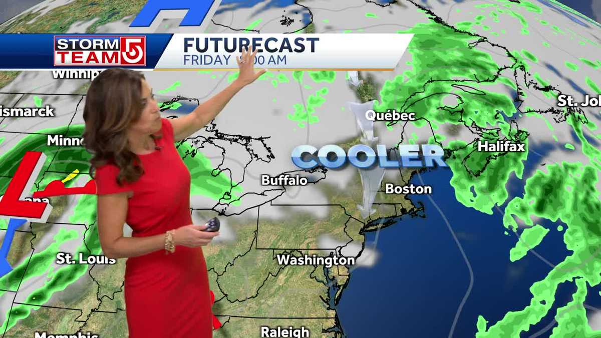 Video: Clouds give way to some sun, but rain in forecast