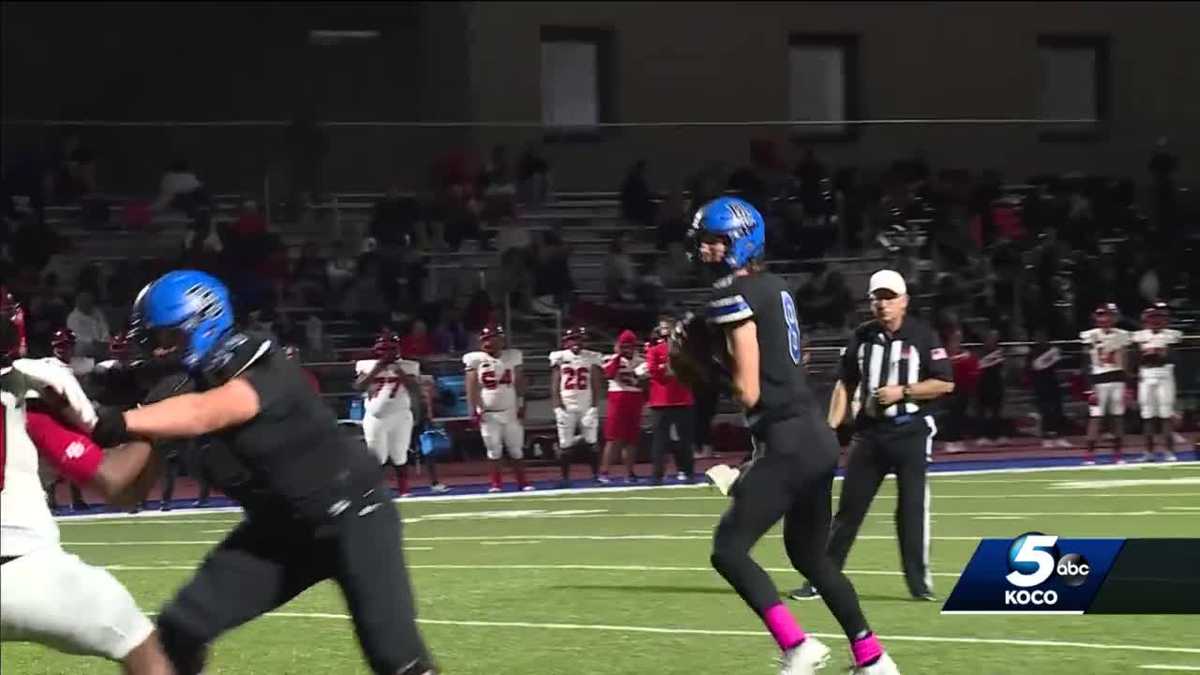 Oklahoma high school football complete scores Week 8