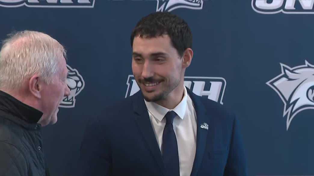 Sean Goldrich introduced as new University of New Hampshire football coach