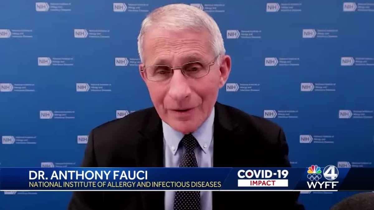 Wyff 4 S Carol Clarke Talks To Dr Anthony Fauci