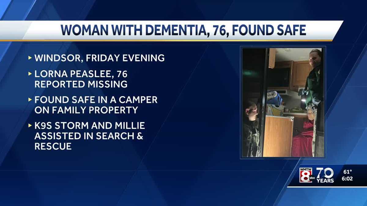 Missing Windsor woman with dementia found safe overnight