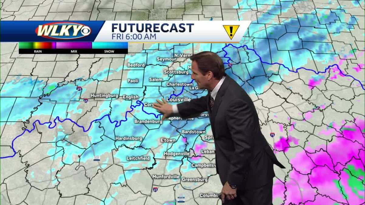 Louisville weather: Wintry mix Thursday night