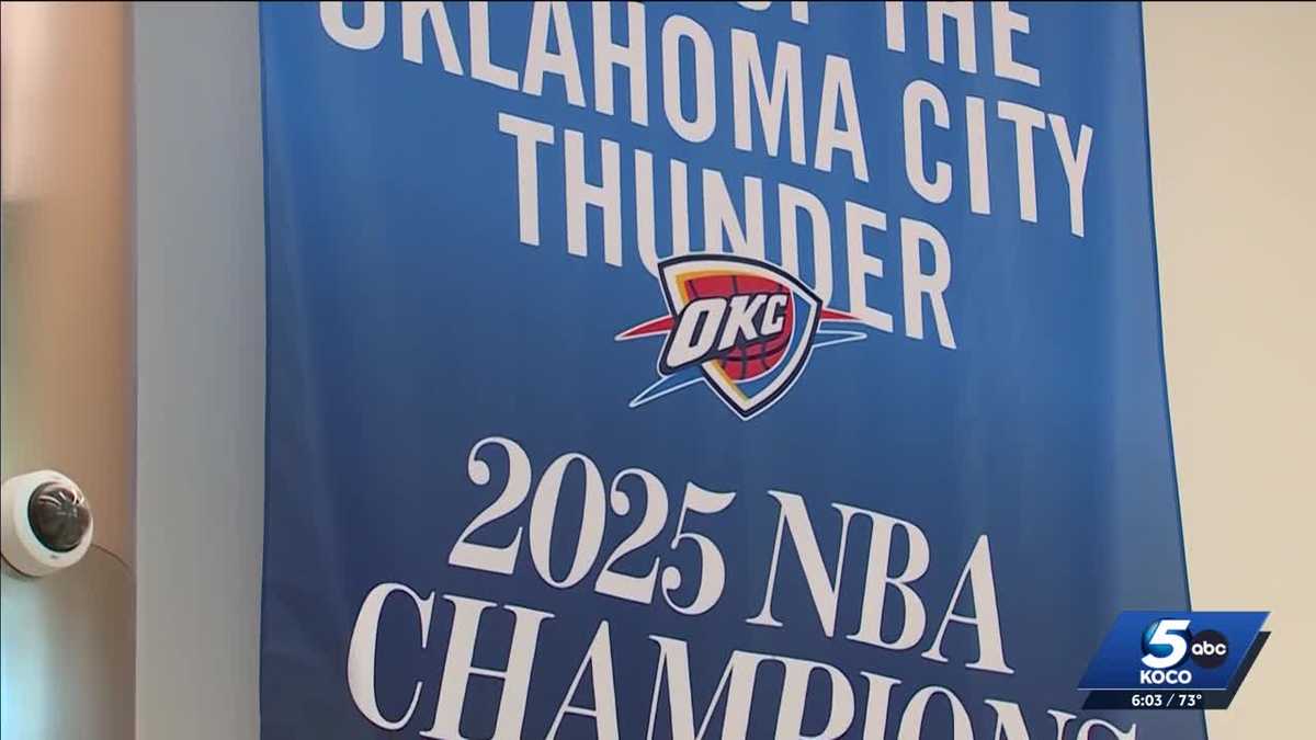 Mayor David Holt makes sure OKC is decked out to honor Thunder championship