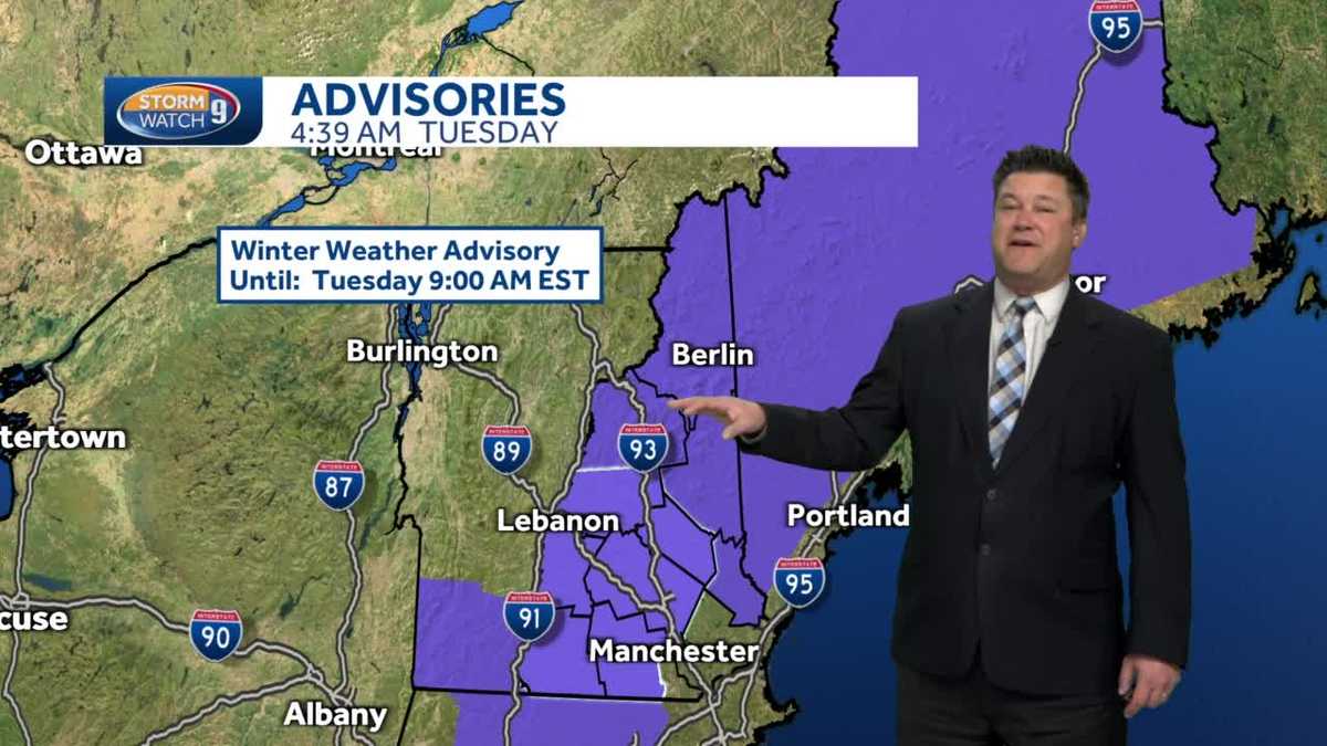 NH forecast video: Messy mix creates slick spots for a.m. commute