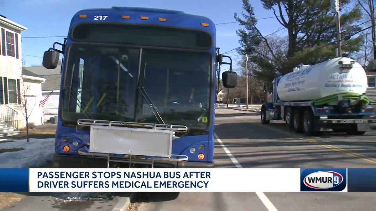 Passenger stops Nashua bus after driver suffers medical emergency