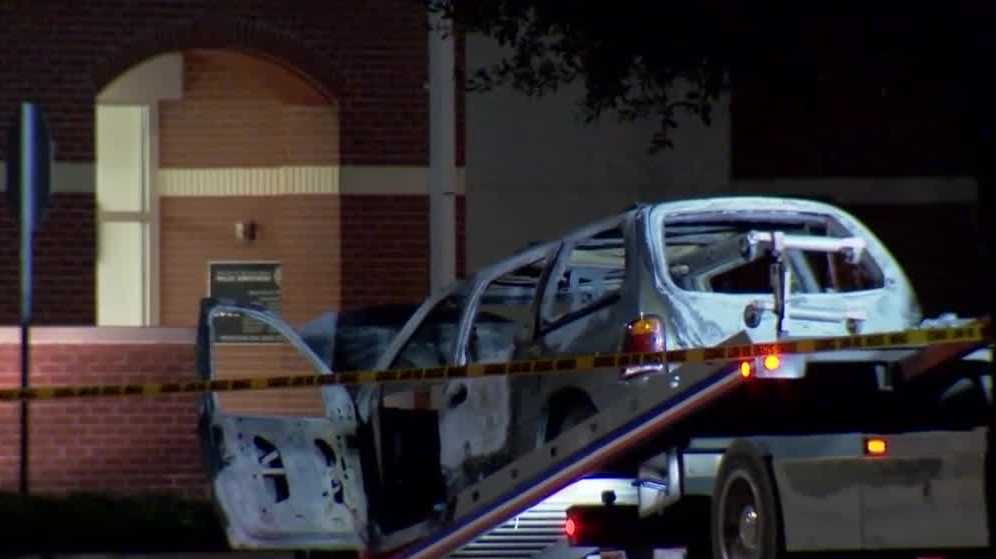 Police: Man killed in van fire outside police department previously ...
