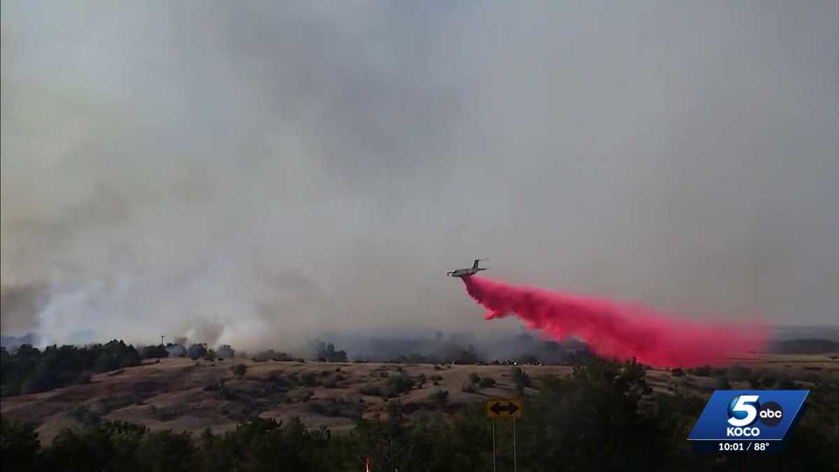 Wildfire near Binger and Lookeba prompts evacuations but spares homes