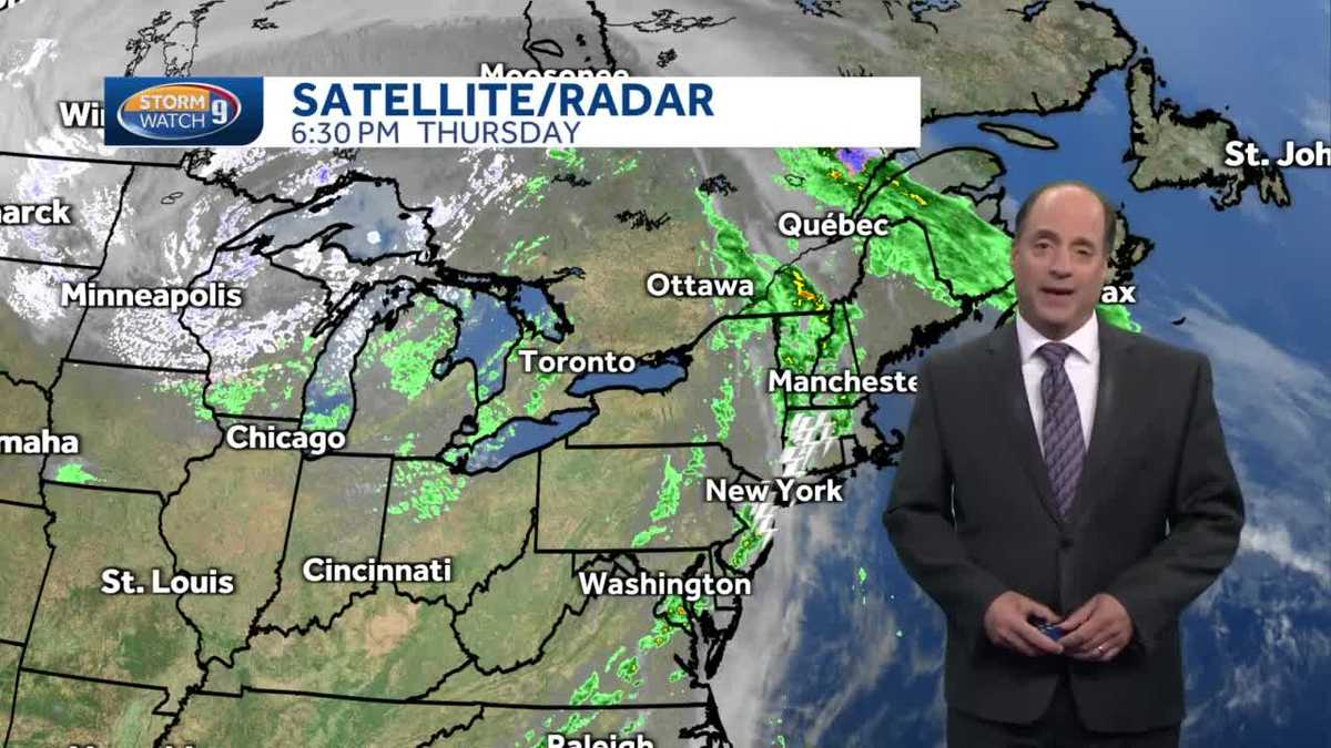 Video: Clear, milder weather after overnight rain