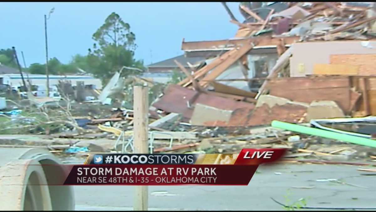 Significant damage in southeast Oklahoma City due to storms