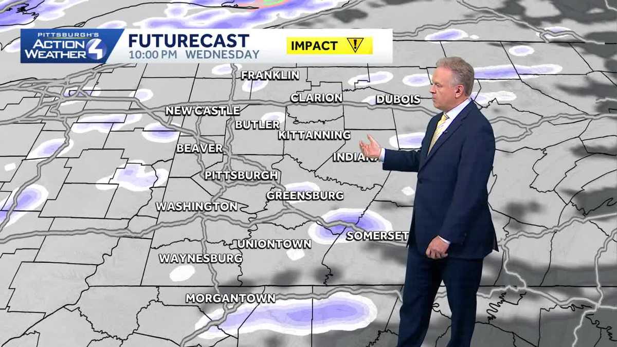 Impact Day for rain showers on Tuesday, colder for Thanksgiving