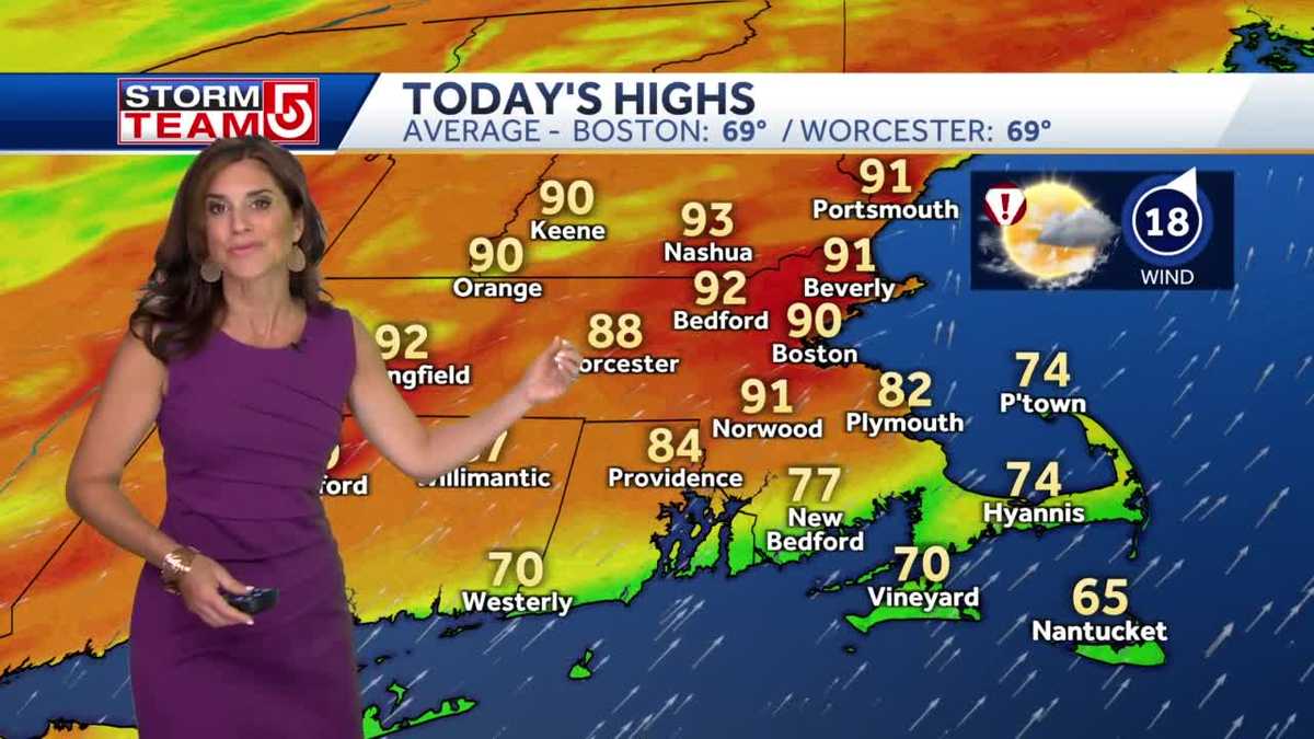 Video: Muggy day before thunderstorms move in