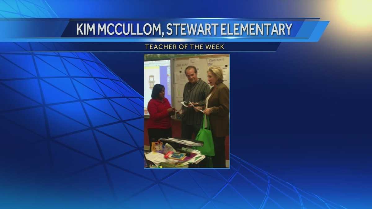 Teacher of the week calls Stewart Elementary School home