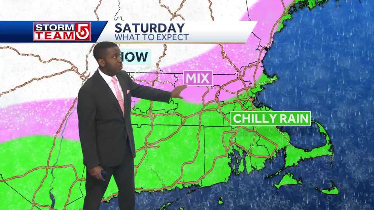 Video: Mix of rain, snow in forecast for some this weekend