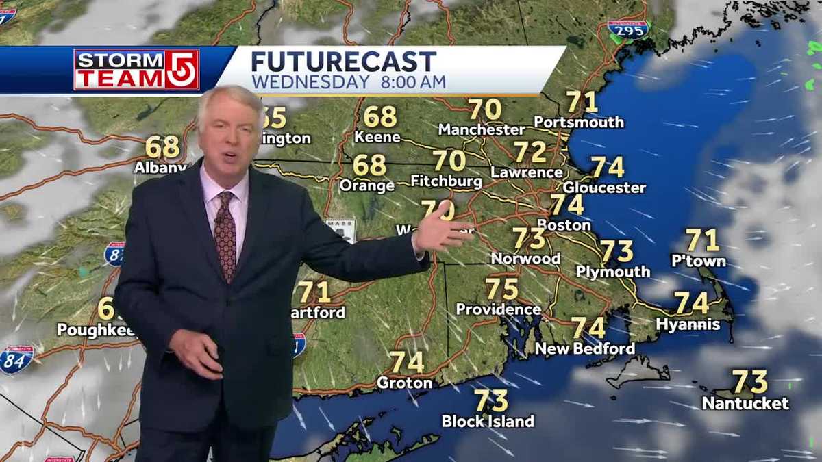 Video: Brief break from rain before more showers arrive